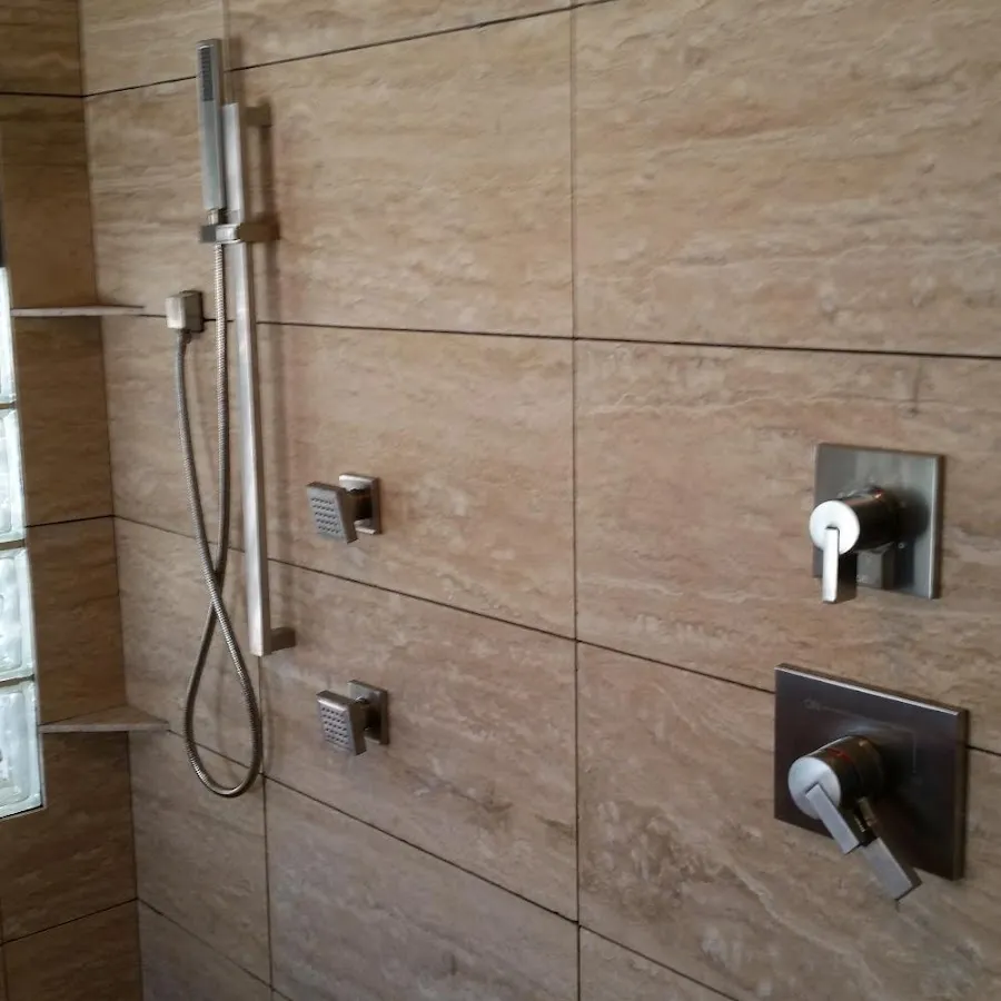 Shower fixture installation for Water Heater Replacement in Sanford